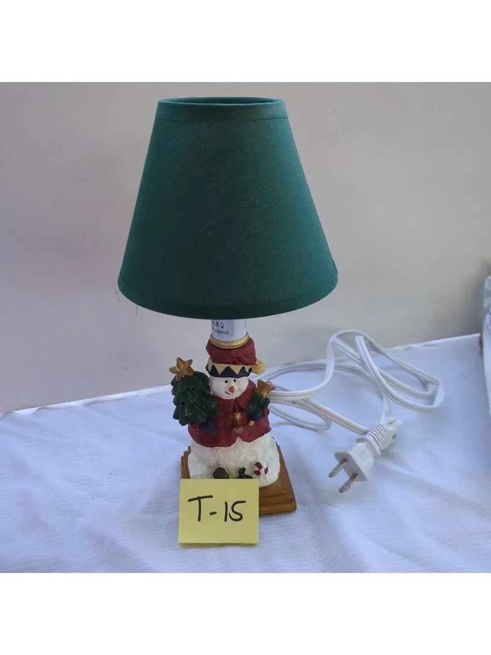 Welcome Home Home Again SNOWMAN Festive Christmas Night Light RARE NIB